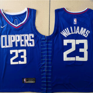 Clippers 23 Lou Williams Blue Nike Swingman Jersey