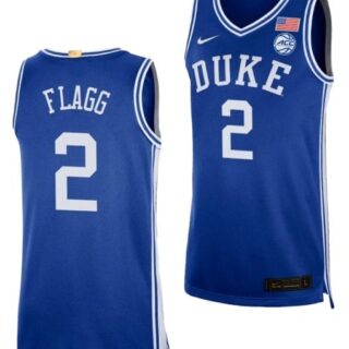 Men's Cooper Flagg Jersey #2 Duke Blue Devils College Basketball Royal Jersey
