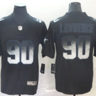 Cowboys 90 DeMarcus Lawrence Black Arch Smoke Vapor Untouchable Limited Jersey
