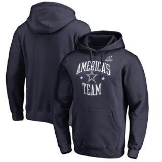Cowboys Navy 2018 NFL Playoffs America's Team Men's Pullover Hoodie