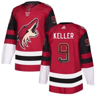Coyotes 9 Clayton Keller Red Drift Fashion Adidas Jersey