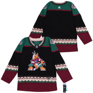 Coyotes Blank Black Adidas Jersey