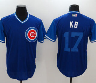 Cubs 17 Kris Bryant KB Royal 2018 Players' Weekend Authentic Team Jersey