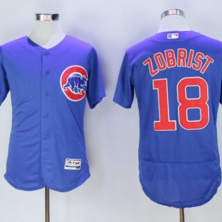 Cubs 18 Ben Zobrist Royal Flexbase Jersey