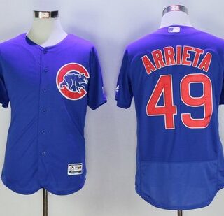Cubs 49 Jake Arrieta Royal Flexbase Jersey