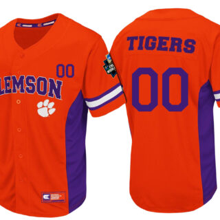 Custom Clemson Tigers College Baseball Jersey