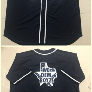 Custom DC4L We Dem Boyz ! baseball Jersey Navy (Any Name Any Number)