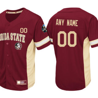Custom Florida State Seminoles Cardinal Custom Baseball Jersey