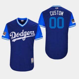 Custom Los Angeles Dodgers Royal 2018 Players' Weekend Authentic Team Jersey