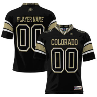 Custom Men Colorada Buffaloes Black Vapor Limited Jerseys