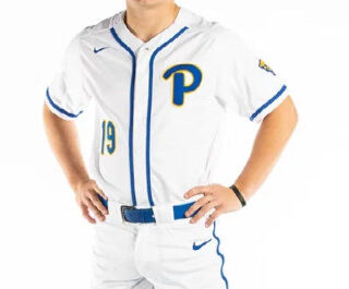 Custom PITT Pittsburgh Panthers White Baseball Jersey