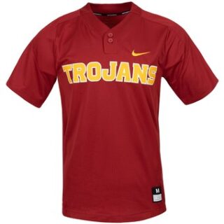 Custom USC Trojans Cardinal College Baseball Jersey