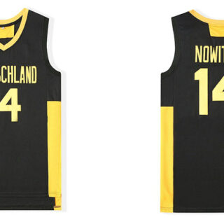 Deutschland 14 Dirk Nowitzki Navy Stitched Movie Basketball Jersey