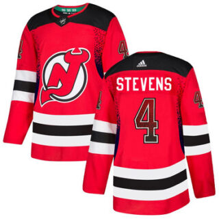 Devils 4 Scott Stevens Red Drift Fashion Adidas Jersey
