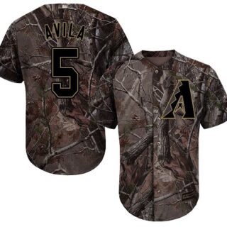 Diamondbacks #5 Alex Avila Camo Realtree Collection Cool Base Stitched Baseball Jersey