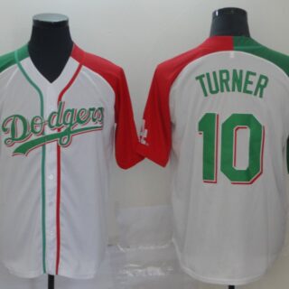 Dodgers 10 Justin Turner White Mexican Heritage Culture Night Jersey Mexico