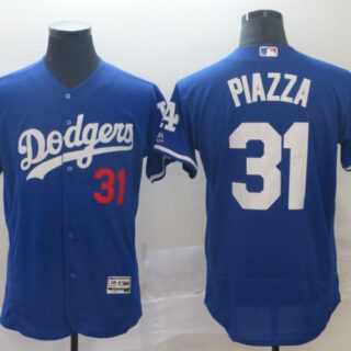 Dodgers 31 Mike Piazza Blue Flexbase Jersey