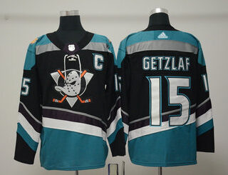 Ducks 15 Ryan Getzlaf Black Alternate Adidas Jersey