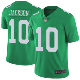 Eagles #10 DeSean Jackson Green Men's Stitched Football Limited Rush Jersey