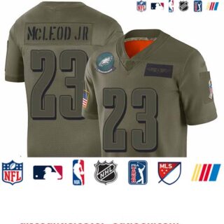 Eagles #23 Rodney McLeod Jr Camo Youth Stitched Football Limited 2019 Salute to Service Jersey