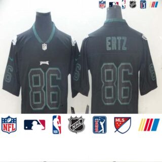 Eagles 86 Zach Ertz Black Shadow Legend Limited Jersey