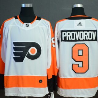 Flyers 9 Ivan Provorov White Adidas Jersey