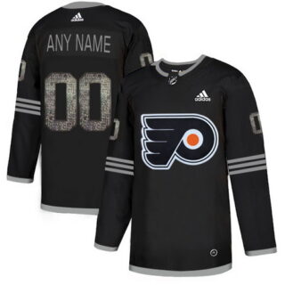 Flyers Black Shadow Logo Print Men's Customized Adidas Jersey