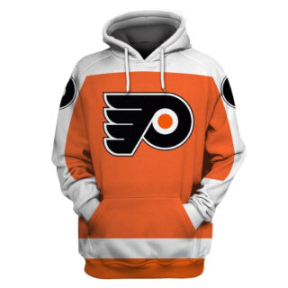 Flyers Orange All Stitched Hooded Sweatshirt