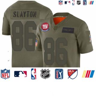 Giants #86 Darius Slayton Camo Men's Stitched Football Limited 2019 Salute To Service Jersey