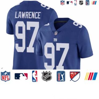 Giants #97 Dexter Lawrence Royal Blue Team Color Men's Stitched Football Vapor Untouchable Limited Jersey