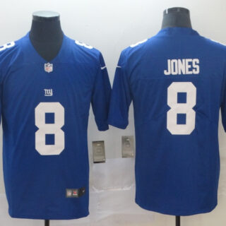 Giants 8 Daniel Jones Royal 2019 NFL Draft First Round Pick Vapor Untouchable Limited Jersey