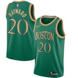 Celtics #20 Gordon Hayward Green Basketball Swingman City Edition 2019 20 Jersey