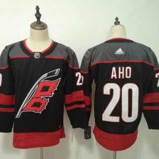 Hurricanes 20 Sebastian Aho Black Adidas Jersey
