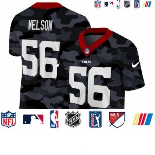 Indianapolis Colts #56 Quenton Nelson Men's Nike 2020 Black CAMO Vapor Untouchable Limited Stitched NFL Jersey