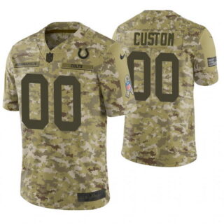 Indianapolis Colts Custom Camo 2018 Salute to Service Limited Jersey