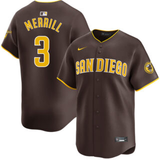 San Diego Padres #3 Jackson Merrill Limited Jersey