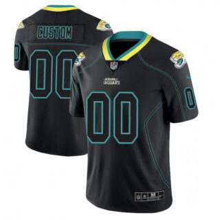 Jacksonville Jaguars Custom 2018 Lights Out Color Rush Limited Black Jersey