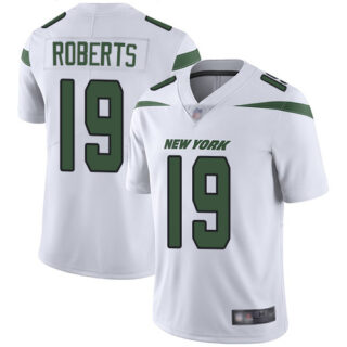 Jets #19 Andre Roberts White Men's Stitched Football Vapor Untouchable Limited Jersey