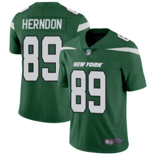 Jets #89 Chris Herndon Green Team Color Men's Stitched Football Vapor Untouchable Limited Jersey