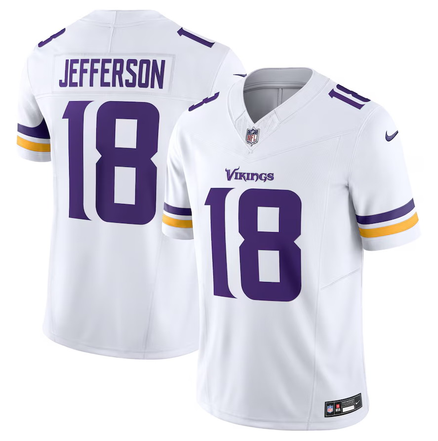 Justin Jefferson #18 Minnesota Vikings Vapor F.U.S.E. Limited Jersey - White