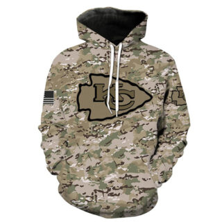 Kansas City Chiefs Camo Hoodie