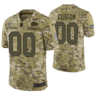 Kansas City Chiefs Custom Camo 2018 Salute to Service Limited Jersey