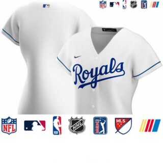Kansas City Royals Nike Women's Home 2020 MLB Team Jersey White