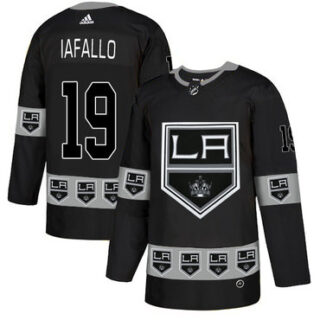 Kings 19 Alex Iafallo Black Team Logos Fashion Adidas Jersey