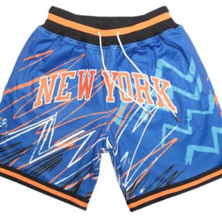 Knicks Blue With Pocket Swingman Shorts
