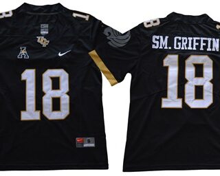 Knights #18 Shaquem Griffin Black Limited Stitched NCAA Jersey