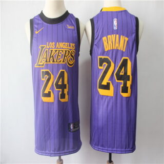 Lakers 24 Kobe Bryant Purple 2019 City Edition Nike Swingman Jersey