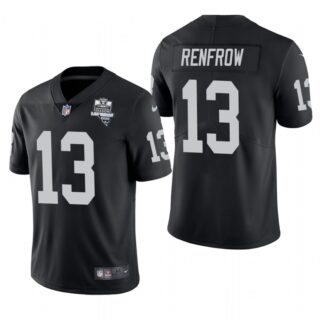 Las Vegas Raiders #13 Hunter Renfrow Men's Nike 2020 Inaugural Season Vapor Limited NFL Jersey Black