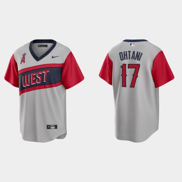 Los Angeles Angels #17 Shohei Ohtani Men's Nike Gray 2021 Little League Classic Game MLB Jersey