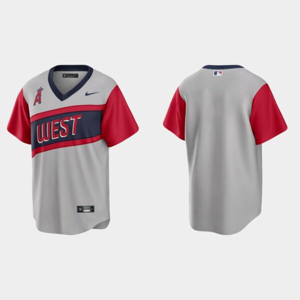 Los Angeles Angels Men's Nike Gray 2021 Little League Classic Game MLB Jersey